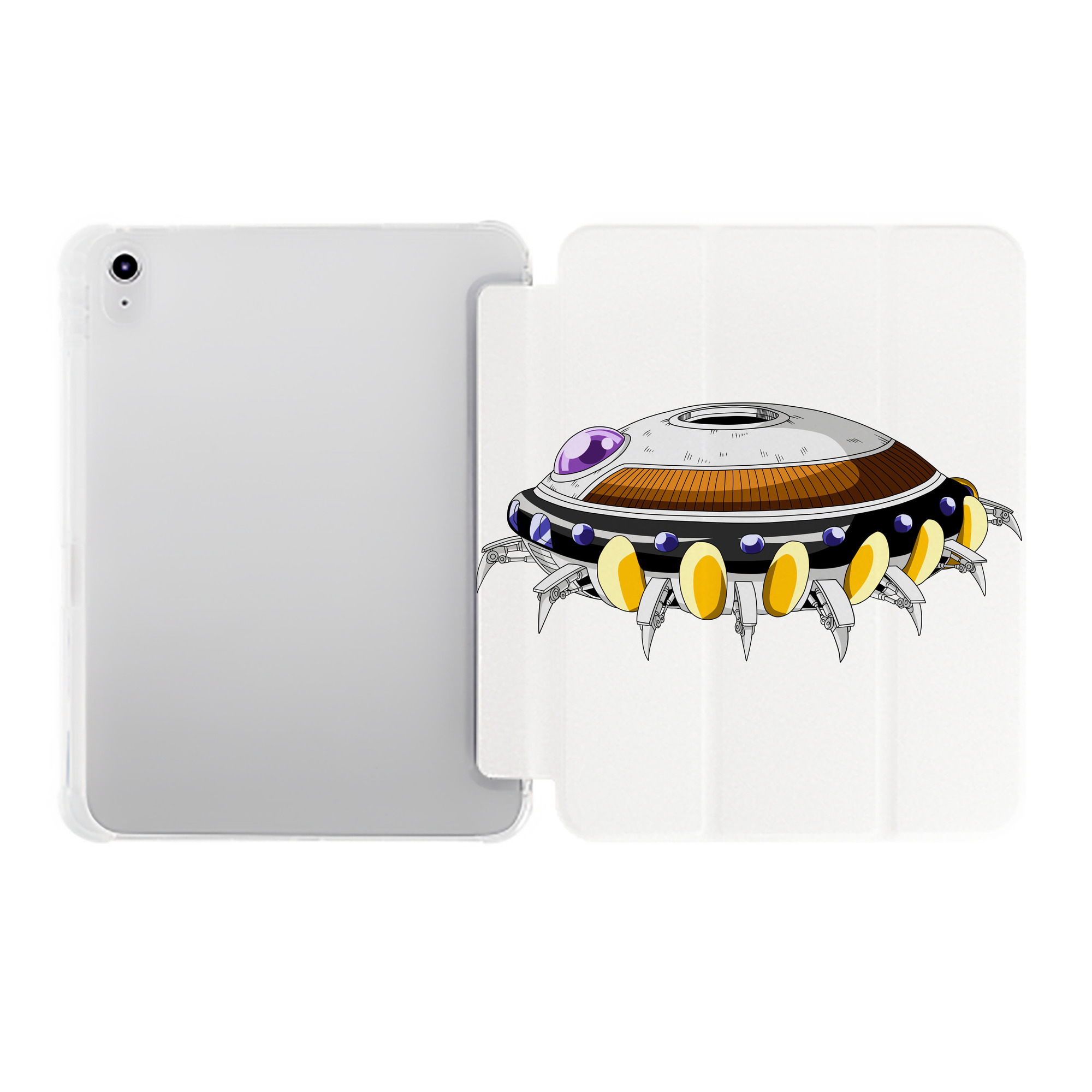 （画像用） ドラゴンボール DRAGON BALL IPad ケース ペン収納付き 三つ折りスタンド PUレザー×シリコン 対応機種9.5/10.5/10.9インチ